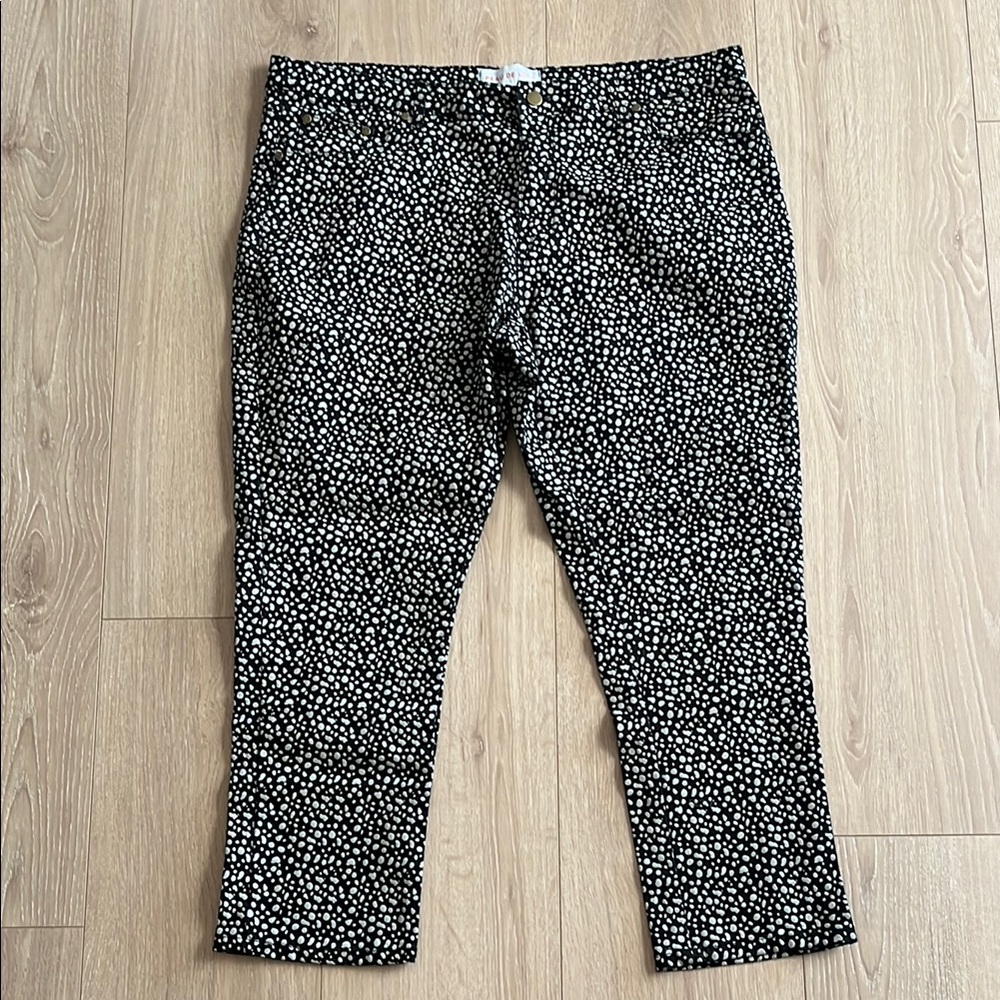 Peau De Loup Spot Printed Jeans size 16